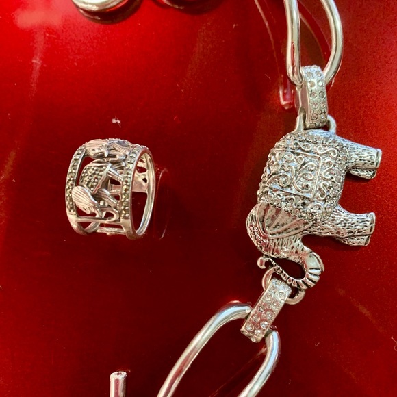 Elephant hand bracelet and Elephant 🐘 ring - Picture 7 of 7